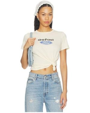 Junk Food Ford Fast Girl Tee - White