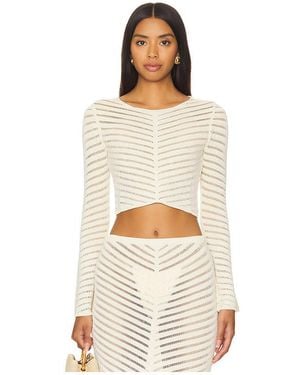 Devon Windsor Raya Top - White