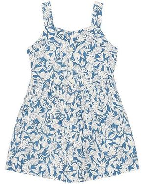 Polo Ralph Lauren Sleeveless Cotton Pineapple Printed Day Dress - Blue