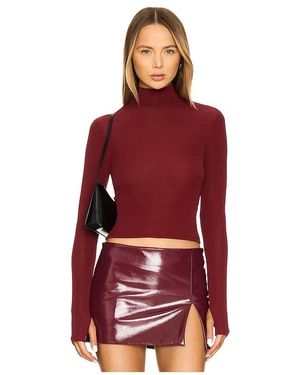Nakedvice Top Col Roulé Imogen En. Taille Also En Xs - Rouge