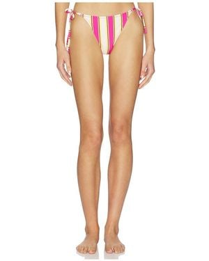 Solid & Striped The Iris Side Tie Bikini Bottom - White