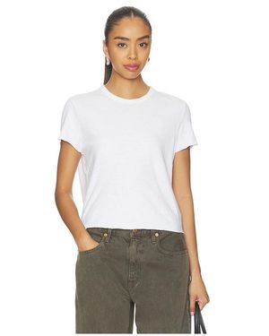 James Perse Slub Jersey Shrunken Tee - White