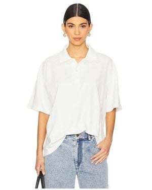 Tanner Fletcher Polohemd Cletus Lace Trim - Weiß