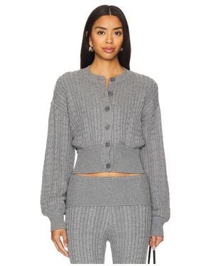 Lovers + Friends X Emily Gemma Bessie Cardigan - Grey