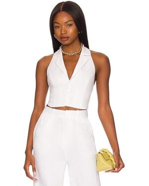 Lovers + Friends Sydney Vest - White