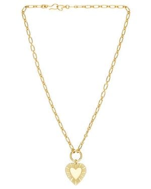 Brinker & Eliza Collar Colgante En Color Oro Metálico Talla