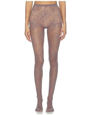 Swedish Stockings Medias Rosa En Color Gris Talla (También En S, M, Xl) - Multicolor