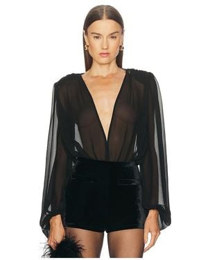Michael Costello X Revolve Nunzia Bodysuit - Black