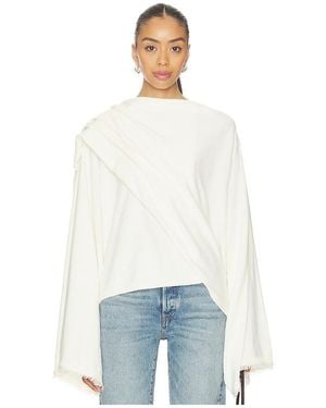 WeWoreWhat Jersey Sweater En Talla (También En Xl) - Blanco