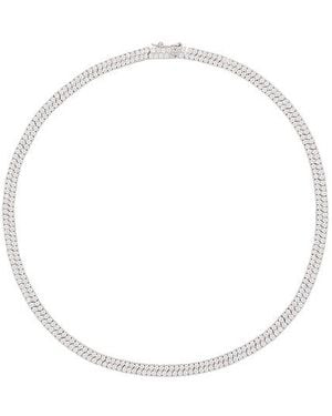 Lili Claspe Rosaline Tennis Necklace - Metallic