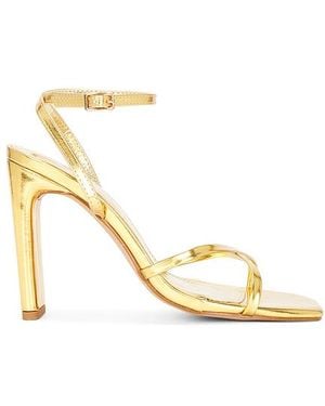 superdown Tacón Ora En Color Oro Metálico Talla (También En 6, 7, 8, 9)