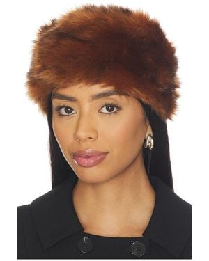 Unreal Fur Natasha Hat - Brown