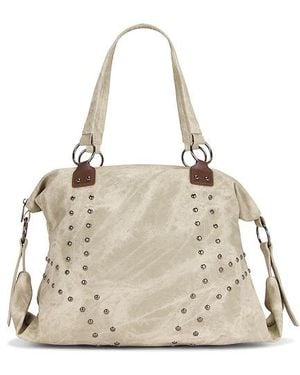 8 Other Reasons Slouchy Faux Leather Tote Bag - Natural