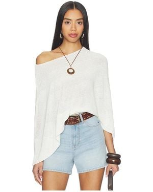 SNDY'S Poncho Misty Knit - Weiß