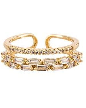 BRACHA Ring Clara Baguette - Weiß