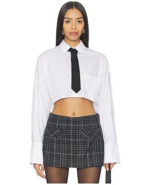 Aniye By Moon Cropped Shirt - White