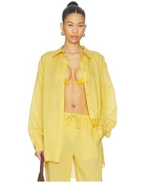 ÉTERNE Cotton Lucien Top - Yellow