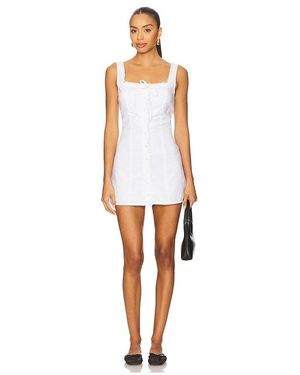 SNDY'S X Revolve Cottage Mini Dress - White
