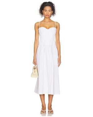 Tularosa Clea Midi Dress - White
