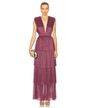 Sabina Musayev Maxikleid Skylar - Rot