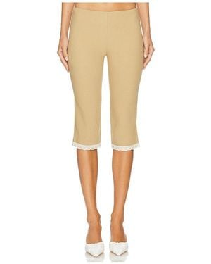 ZEMETA Mary Capri Trousers - Natural