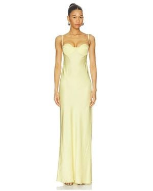 Anna October Levi Maxi Dress - Metallic