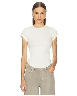 GRLFRND Scoop Hem Baby Tee - Natural