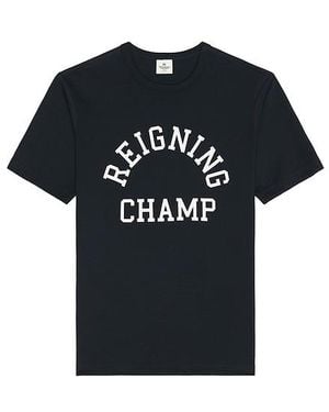 Reigning Champ Lightweight Jersey Arch Logo T-Shirt - Black