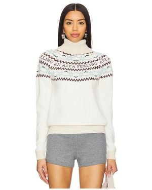 Asta Resort Strick Jemima Intarsia - Weiß