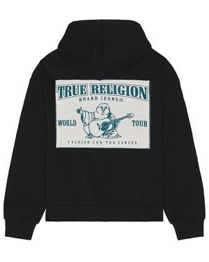 True Religion Hoodie Srs - Schwarz