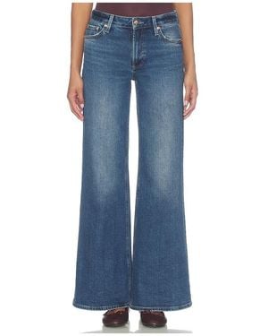 Pistola Vivian Mid Rise Wide Leg Jeans - Blue