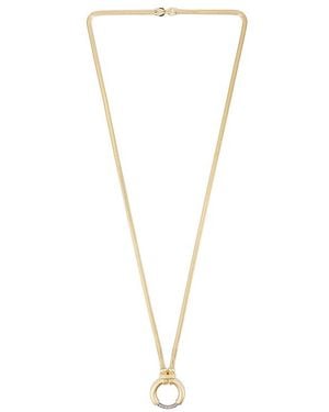 DEMARSON Collar Colgante Kelsey En Color Oro Metálico Talla - Blanco