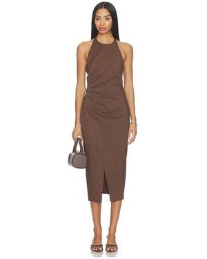 A.L.C. Vestido Sylvie En Color Marrã³N Talla (Tambiãn En 4, 8) - Multicolor