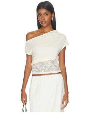 Lioness Etoile Off Shoulder Top - White