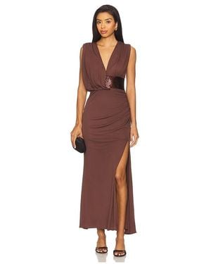 Hervé Léger Abendkleid Lucille - Braun