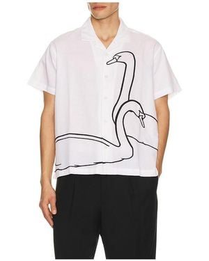 Obey Cliff Woven Shirt - White