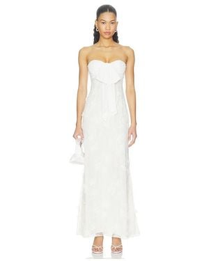 MAJORELLE Lily Maxi Dress - White