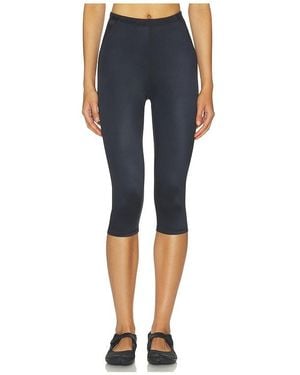 NikeSKIMS Shine Drawcord 17 Inch Crop Leggings - Blue