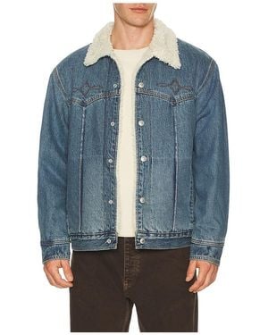 Levi's Western Sherpa Trucker Jacket - Blue