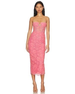 SAU LEE Renee Dress - Pink