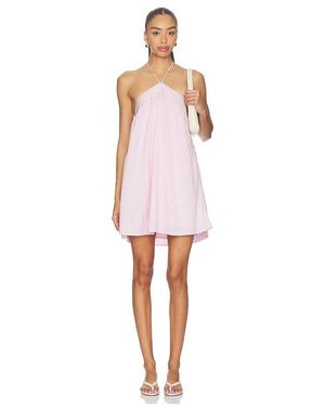 sancia hallie halter dress Alicia Satin Halter Maxi Dress main image 1