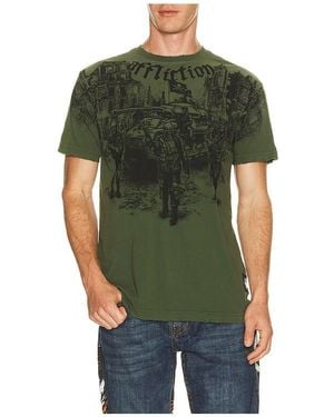 Affliction Ghost Army Short Sleeve Tee - Green