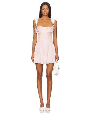 For Love & Lemons Holland Mini Dress - White