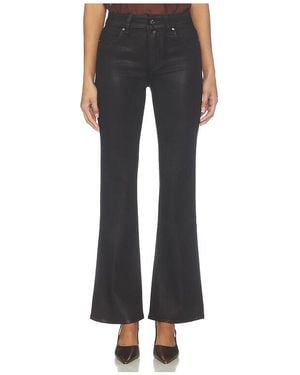 PAIGE High Rise Laurel Canyon Bootcut Jeans - Black
