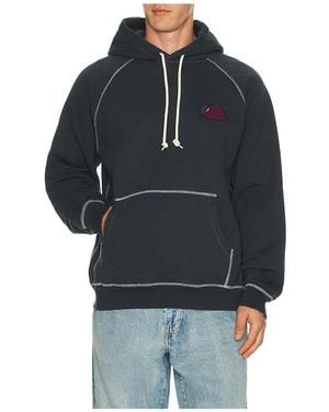 by Parra Circled Script Logo Hooded Sweatshirt - Black