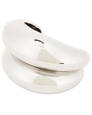 Lelet Glossy Double Domed Pony Cuff - White