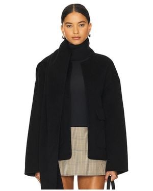 RUE SOPHIE Jardin Scarf Jacket - Black