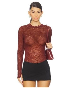 Alice + Olivia Body Taeyn En Color Rojo Talla (También En Xs)