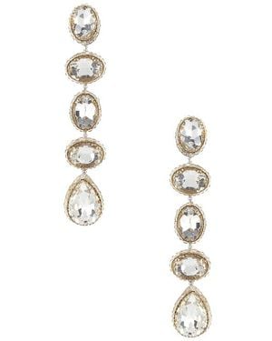 Deepa Gurnani Tyra Earrings - Metallic