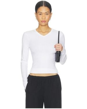 Clique Olivia Long Sleeve Tee - White